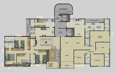 Imagem 7: Apartamento para venda tem 136 metros quadrados com 4 quartos em Pina - Recife - PE