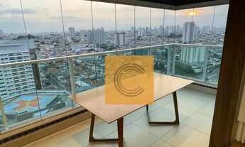 Imagem 3: Apartamento com 1 dormitório para alugar, 55 m² por R$ 5.355,00/mês - Anália Franco - São