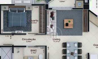 Imagem 7: Apartamento com 2 dormitórios à venda, 82 m² por R$ 590.000,00 - Campinas - São José/SC