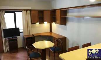 Imagem 1: Flat para locação no Jardins - Edifício Ninety Hotel - Cód. VRE09855