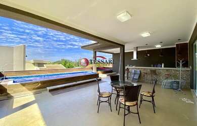 Imagem 12: Locação - Casa em Condomínio sobrado, com 4 suítes sendo 1 master com hidromassagem, sala