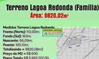 Imagem 6: Terreno à venda, 9820 m² por R$ 5.892.012,00 - Lagoa Redonda - Fortaleza/CE