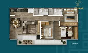 Imagem 6: Apartamento à venda, 2 quartos 1 Suite , GUARATUBA - PR