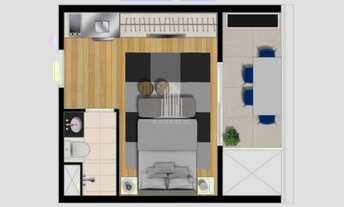 Imagem 7: 1 DORMITÓRIO 77 M² COM VAGA