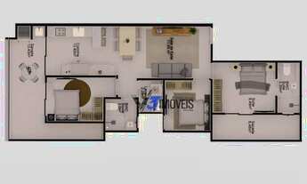 Imagem 4: Apartamento Garden com 3 dormitórios à venda por R$ 1.190.000,00 - Saint Etienne - Matinho