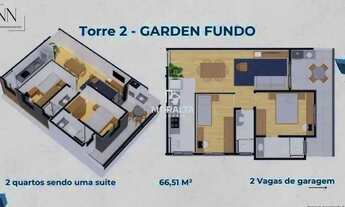 Imagem 3: Aparatamento Garden Com 3 quartos Sendo uma Suíte no Bairro Boneca do Iguaçu