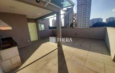 Imagem 2: Cobertura com 3 dormitórios para alugar, 180 m² por R$ 5.915,00/mês - Bairro Jardim - Sant