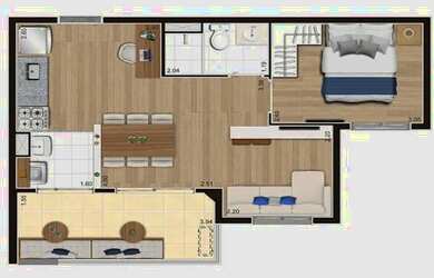 Imagem 3: Apartamento para venda em Vila Leopoldina com 1 quarto , 43m²