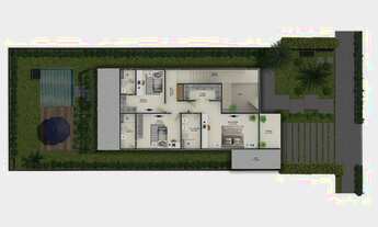 Imagem 3: Casa espetacular com piscina no Terras 2 projeto aprovado