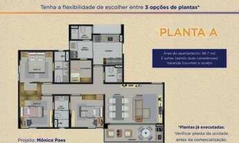 Imagem 5: RESERVA DO PAIVA EDF VERANO 97m², 3 QUARTOS , 2 SUITES