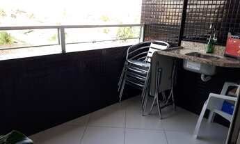 Imagem 6: Apt. na Coroa do Meio com vista para o mar - Blumar Residence - varanda gourmet