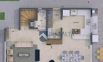 Imagem 7: Casa com 3 dormitórios à venda, 145 m² por R$ 880.000 - Condomínio Santa Brígida - Louveir