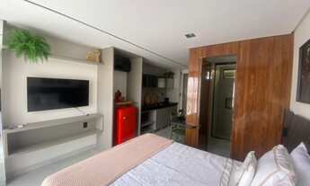 Imagem 5: Flat de 1 Quarto estilo Loft c/ 22m² todo projetado e mobiliado e ótima localização