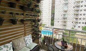 Imagem 2: Apartamento com 2 dormitórios à venda, 64 m² por R$ 600.000 - Marapé - Santos/SP PORTEIRA