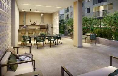 Imagem 5: Caminhos de Guanabara, Apartamento na planta, quarto, Varanda, vista para a Baía