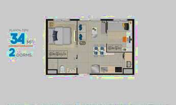 Imagem 2: Oportunidade 2 dormitórios Santana