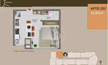 Imagem: Apartamento com 1 dormitório à venda