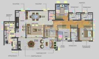 Imagem 4: Apartamento com 4 dormitórios à venda, 141 m² por R$ 1.750.000,00 - Aclimação - São Paulo