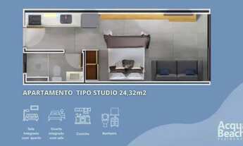 Imagem 7: Oportunidade! Naquele Precinho em Tamandaré Studio e 2 quartos, Lazer! Para Investir ou Cu