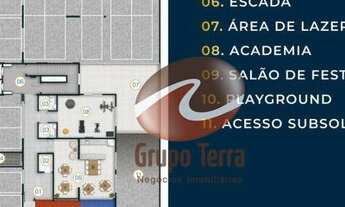 Imagem 5: Apartamento com 3 dormitórios à venda, 73 m² por R$ 408.598,79 - Jardim Paraíso - São José