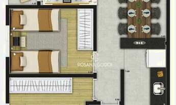 Imagem 2: Apartamento com 2 dormitórios à venda, 54 m² por R$ 381.000 - Vila Euro - São Bernardo do