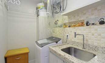 Imagem 3: Casa 84m² - semi mobiliado, 3 dormitórios, 1 suíte, churrasqueira e 1 vaga de garagem no b