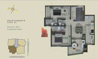 Imagem 5: VENDA: Apartamento - 2 suítes - 82 m² - Fazenda - Itajaí/SC