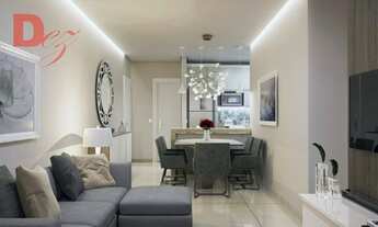 Imagem 2: Apartamento com 2 dormitórios à venda, 69 m² por R$ 360.000 - Vila Guilhermina - Praia Gra