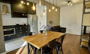 Imagem 2: Apartamento com 1 dormitório para alugar, 48 m² por R$ 3.695,28/mês - Vila Arens I - Jundi