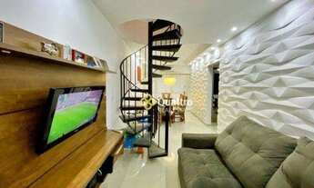 Imagem 7: Cobertura com 3 dormitórios à venda, 204 m² por R$ 798.000 - Marapé - Santos/SP