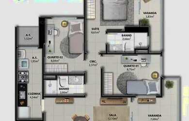 Imagem 2: Apartamento 2 quartos em Jockey de Itaparica