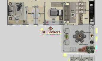 Imagem: BELO HORIZONTE - Apartamento Padrão - Santo