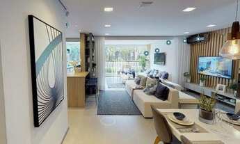 Imagem: Apartamento de 110m² com 3 suítes, 4 banheiros