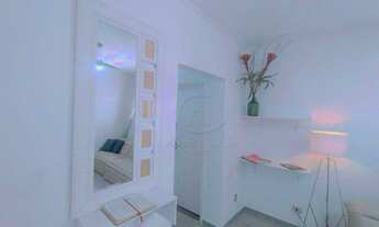 Imagem 1: Apartamento Mobiliado com 1 dormitório revertido em 2, Prédio frente Praia, 1 Vaga, à vend