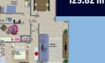 Imagem 1: Apartamento com 2 dormitórios à venda, 64 m² por R$ 470.000,00 - Caiçara - Praia Grande/SP