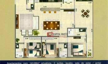 Imagem 5: Apartamento com 3 dormitórios à venda, 143 m² por R$ 1.800.000,00 - Praia Grande - Ubatuba