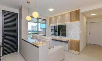 Imagem 7: APARTAMENTO FINAMENTE MOBILIADO SACADA COM CHURRASQUEIRA CARVÃO NO SMART SÃO JOÃO EM ITAJA