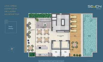 Imagem 3: Seven Graça, Apartamento 1 Suíte, Distribuído Em 38M² E 1 Vaga De Garagem Na Graça. 7G4KHF