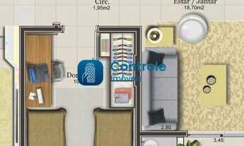 Imagem 7: AF/ Apartamento novo de 02 dormitórios, localizado no coração de Campinas, São José