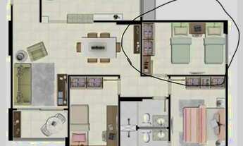 Imagem 2: Aluga-se quarto no cond Life Universitá (apenas meninas