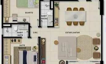 Imagem 7: Ocean View, 3 quartos sendo 1 suíte, 104m², nascente, vista mar e 2 vagas de garagem - Sur