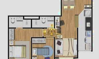 Imagem 4: Apartamento com 3 dormitórios à venda, 69 m² por R$ 460.000,00 - Jardim Paraíso - Barueri