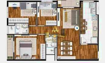 Imagem: Apartamento com 3 dormitórios à venda
