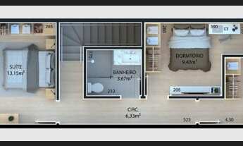 Imagem: Sobrado com 3 dormitórios à venda, 122
