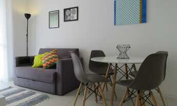 Imagem 6: Alugo Mensal lindo apartamento 1 quarto, c/garagem, academia, piscina