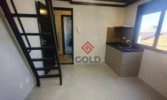 Imagem 3: Kitnet com 1 dormitório para alugar, 22 m² por R$ 2.400,01/mês - Bangu - Santo André/SP