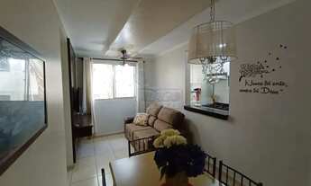 Imagem 2: Apartamento mobiliado de 46m² com 02 quartos para a locação - Ribeirânia