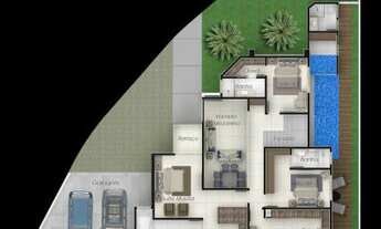 Imagem 3: Casa em Condomínio para Venda em Uberlândia, 4 dormitórios, 4 suítes, 6 banheiros, 4 vaga