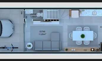Imagem 3: Sobrado com 3 dormitórios à venda, 122 m² por R$ 530.000,00 - Floresta - Joinville/SC