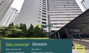 Imagem: Sala para locação no Belvedere